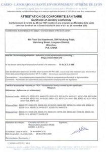 Certifications1