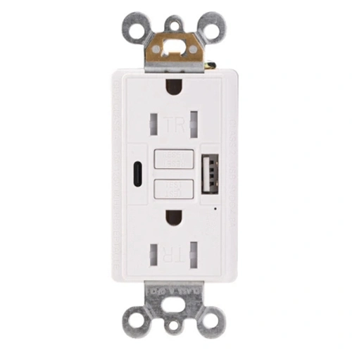 15 amp gfci outlet with usb c