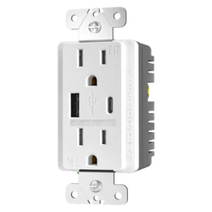 usb type a/c receptacle
