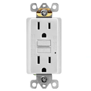 15A self-test GFCI outlet