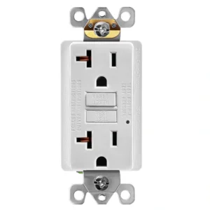 20A self-test GFCI outlet