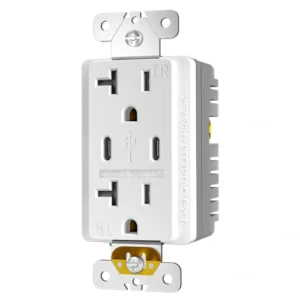 20A 5.0A dual USB-C receptacle