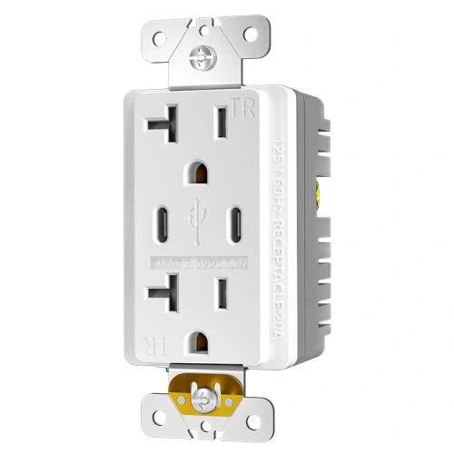 20A 5.0A dual USB-C receptacle