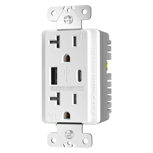 20A USB type A/C receptacle