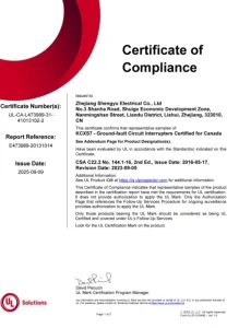 Ul Certificate