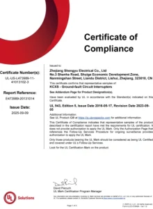 Ul Certificate