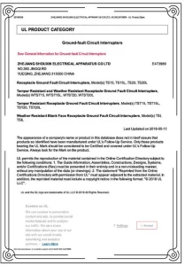 Ul Certificate