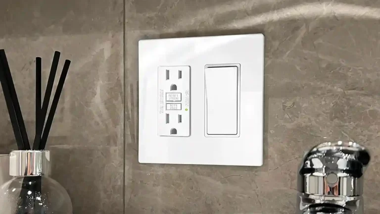 slim 15 amp GFCI receptacle