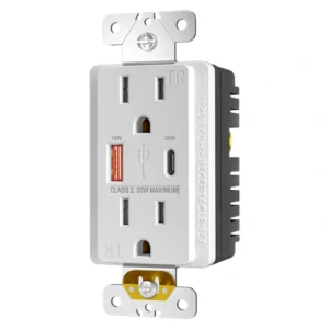 15A 20W PD Fast Charging USB Receptacle