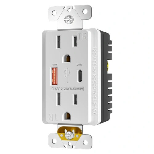15A 20W PD Fast Charging USB Receptacle
