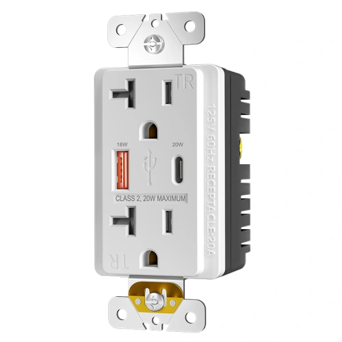 20A 20W PD Fast Charging USB Receptacle