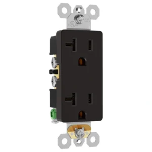Brown rectangular receptacle for executive boardrooms with darker wall finishes