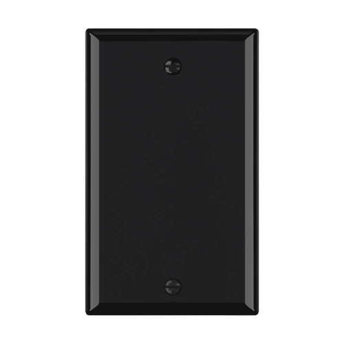 Graphite T9607 blank wallplate for modern apartments, offices, and hotel projects.
