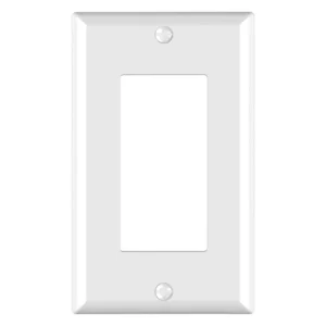 1-gang decorator receptacle wallplate
