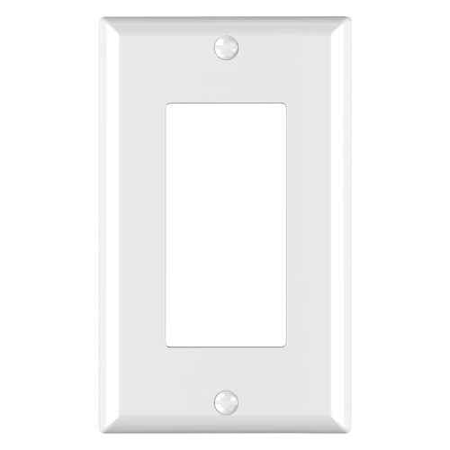 1-gang decorator receptacle wallplate