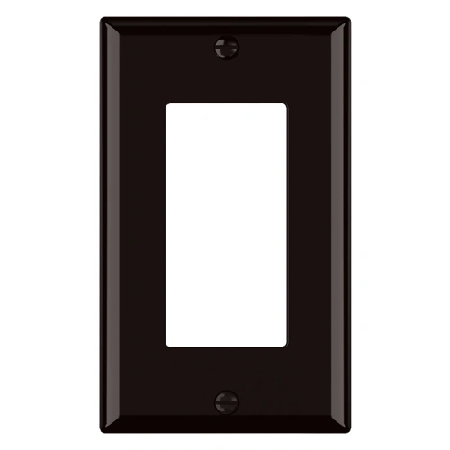 Jumbo decorator receptacle wallplate for wider retrofit coverage around USB outlet upgrades.