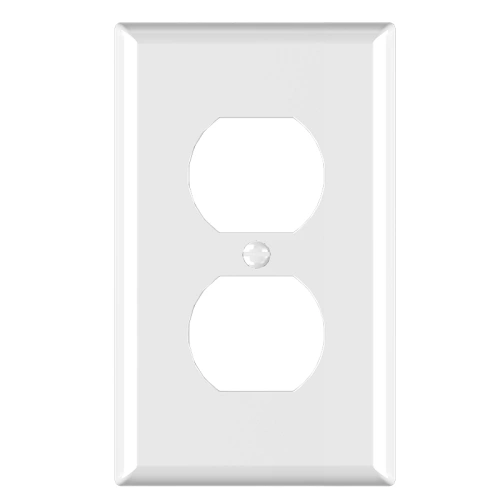 1-gang duplex receptacle wallplate