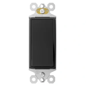 Graphite 15A 4-way rocker switch for contemporary commercial and apartment projects.