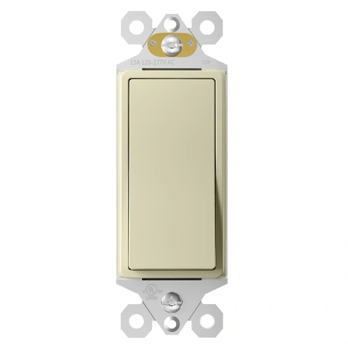 Ivory TM-4 rocker light switch for multi-family residential retrofit work.